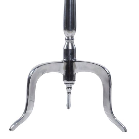 60" Silver Metal Traditional Coat Rack